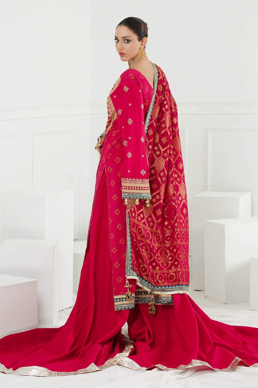 Gul Ahmed | Chunri Lawn 25 | PRW-42004 -  Gul Ahmed Ladies Clothes - Original Designer Dress - House of Maryam