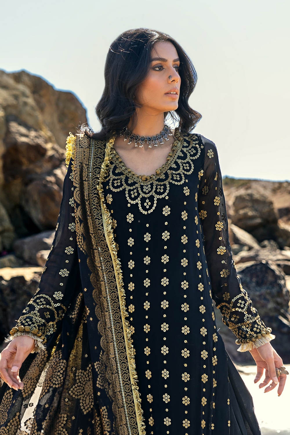 Gul Ahmed | Chunri Lawn 25 | PRW-42005 -  Gul Ahmed Ladies Clothes - Original Designer Dress - House of Maryam