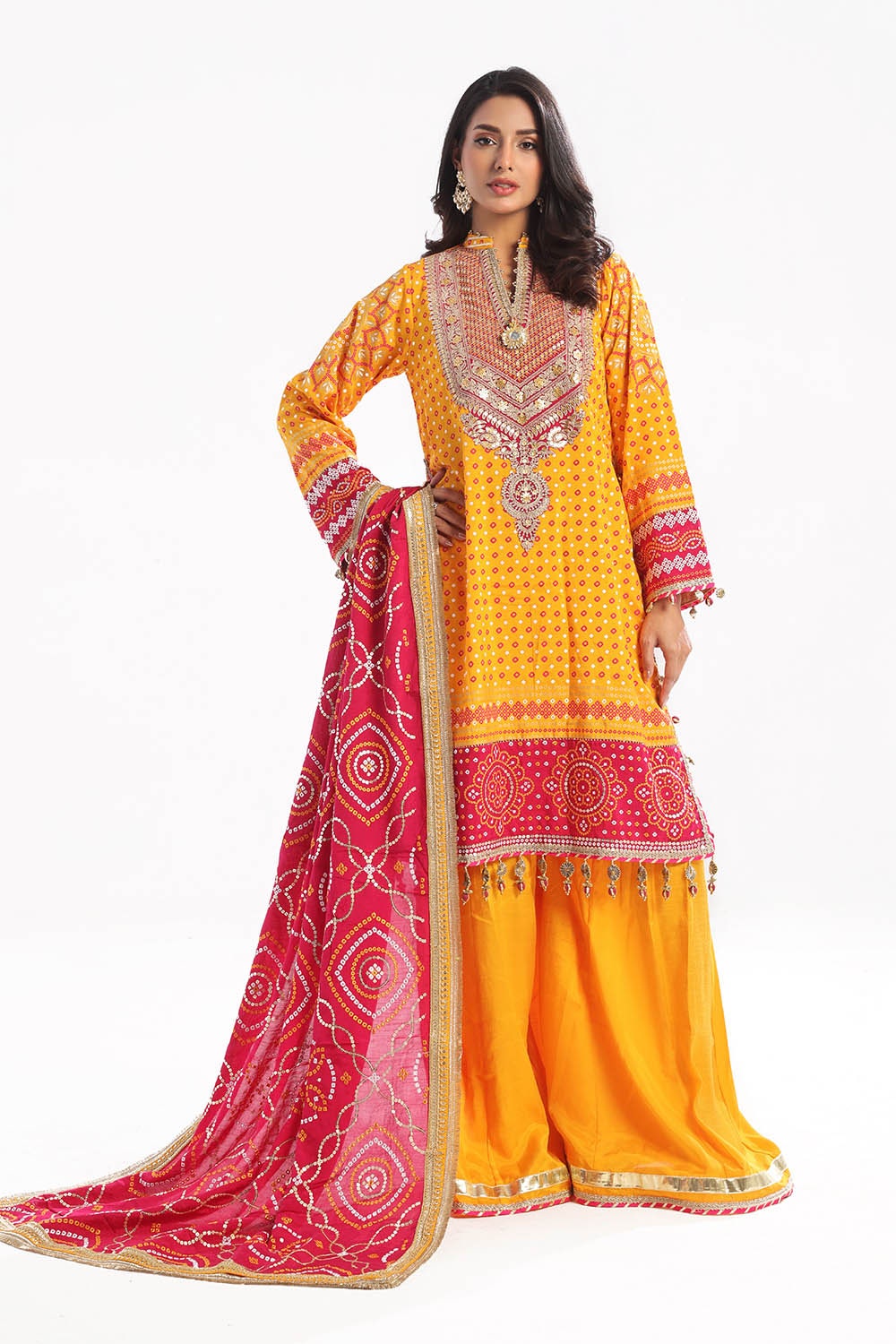 Gul Ahmed | Chunri Lawn 25 | PRW-42006 -  Gul Ahmed Ladies Clothes - Original Designer Dress - House of Maryam