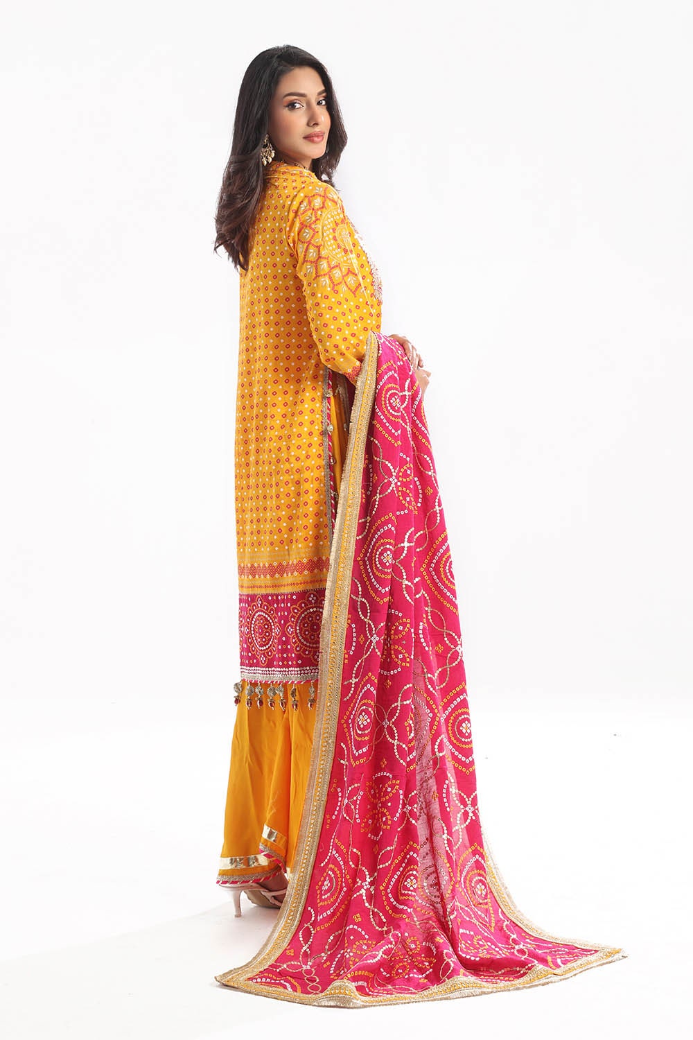 Gul Ahmed | Chunri Lawn 25 | PRW-42006 -  Gul Ahmed Ladies Clothes - Original Designer Dress - House of Maryam