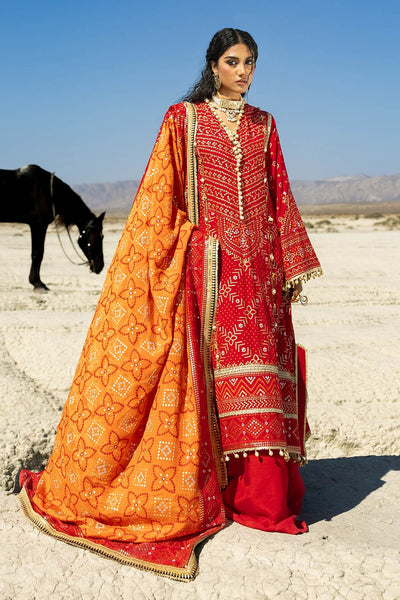 Gul Ahmed | Chunri Lawn 25 | PRW-42007 -  Gul Ahmed Ladies Clothes - Original Designer Dress - House of Maryam