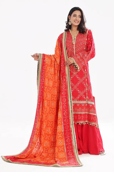 Gul Ahmed | Chunri Lawn 25 | PRW-42007 -  Gul Ahmed Ladies Clothes - Original Designer Dress - House of Maryam