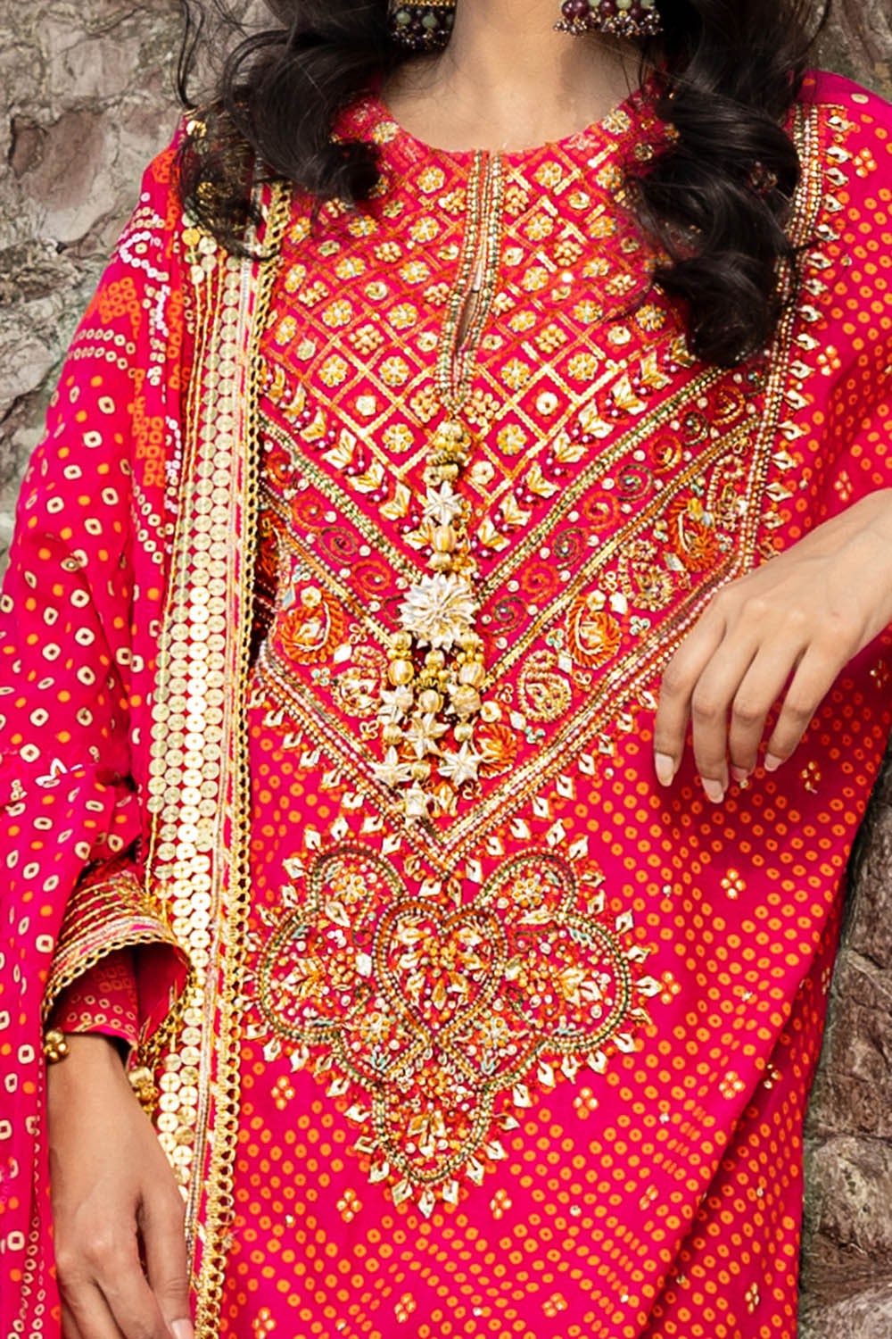 Gul Ahmed | Chunri Lawn 25 | PRW-52019 -  Gul Ahmed Ladies Clothes - Original Designer Dress - House of Maryam