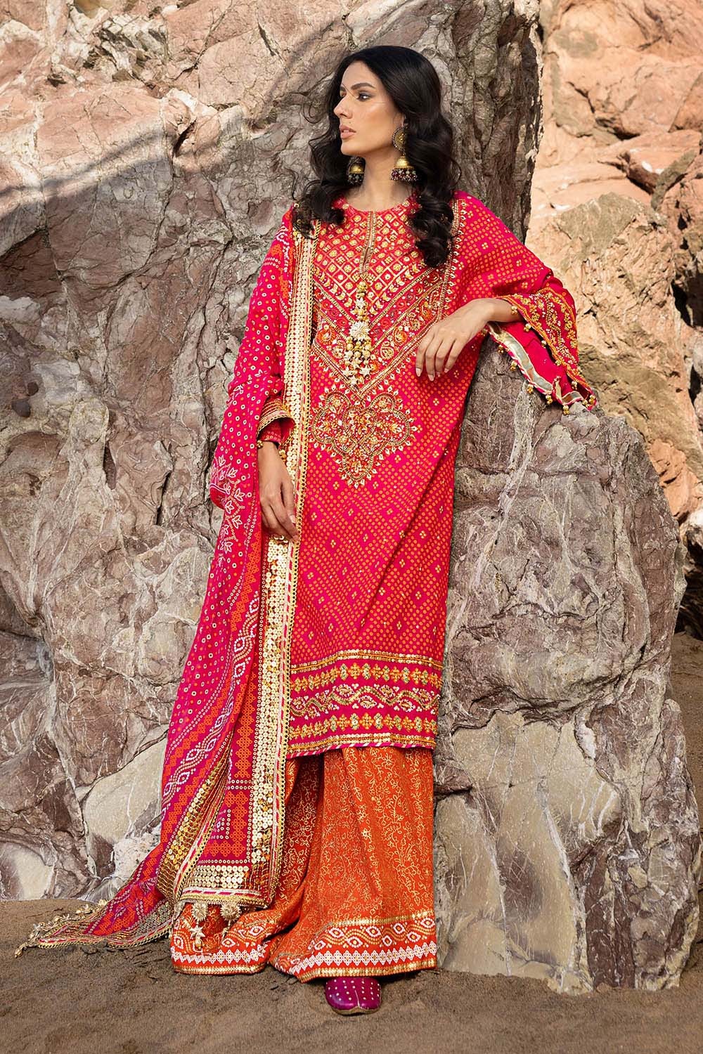 Gul Ahmed | Chunri Lawn 25 | PRW-52019 -  Gul Ahmed Ladies Clothes - Original Designer Dress - House of Maryam