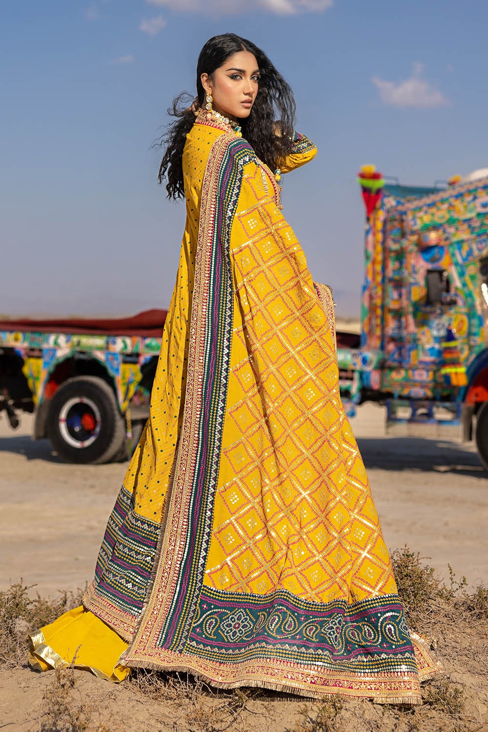 Gul Ahmed | Chunri Lawn 25 | PRW-52020 -  Gul Ahmed Ladies Clothes - Original Designer Dress - House of Maryam