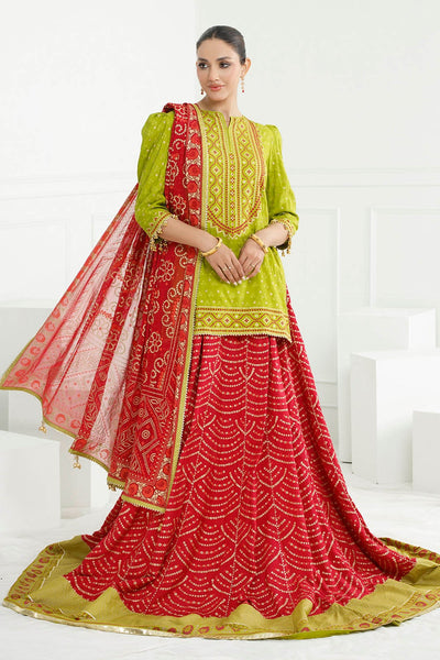 Gul Ahmed | Chunri Lawn 25 | PRW-52021 -  Gul Ahmed Ladies Clothes - Original Designer Dress - House of Maryam