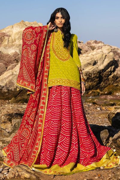 Gul Ahmed | Chunri Lawn 25 | PRW-52021 -  Gul Ahmed Ladies Clothes - Original Designer Dress - House of Maryam
