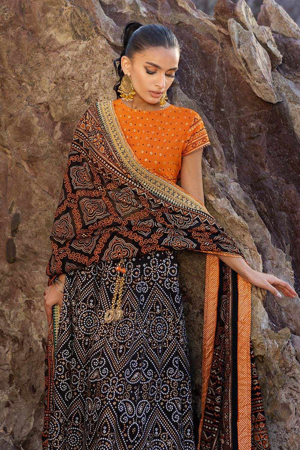 Gul Ahmed | Chunri Lawn 25 | PRW-52022 -  Gul Ahmed Ladies Clothes - Original Designer Dress - House of Maryam