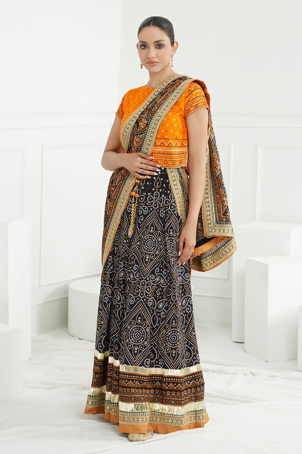 Gul Ahmed | Chunri Lawn 25 | PRW-52022 -  Gul Ahmed Ladies Clothes - Original Designer Dress - House of Maryam