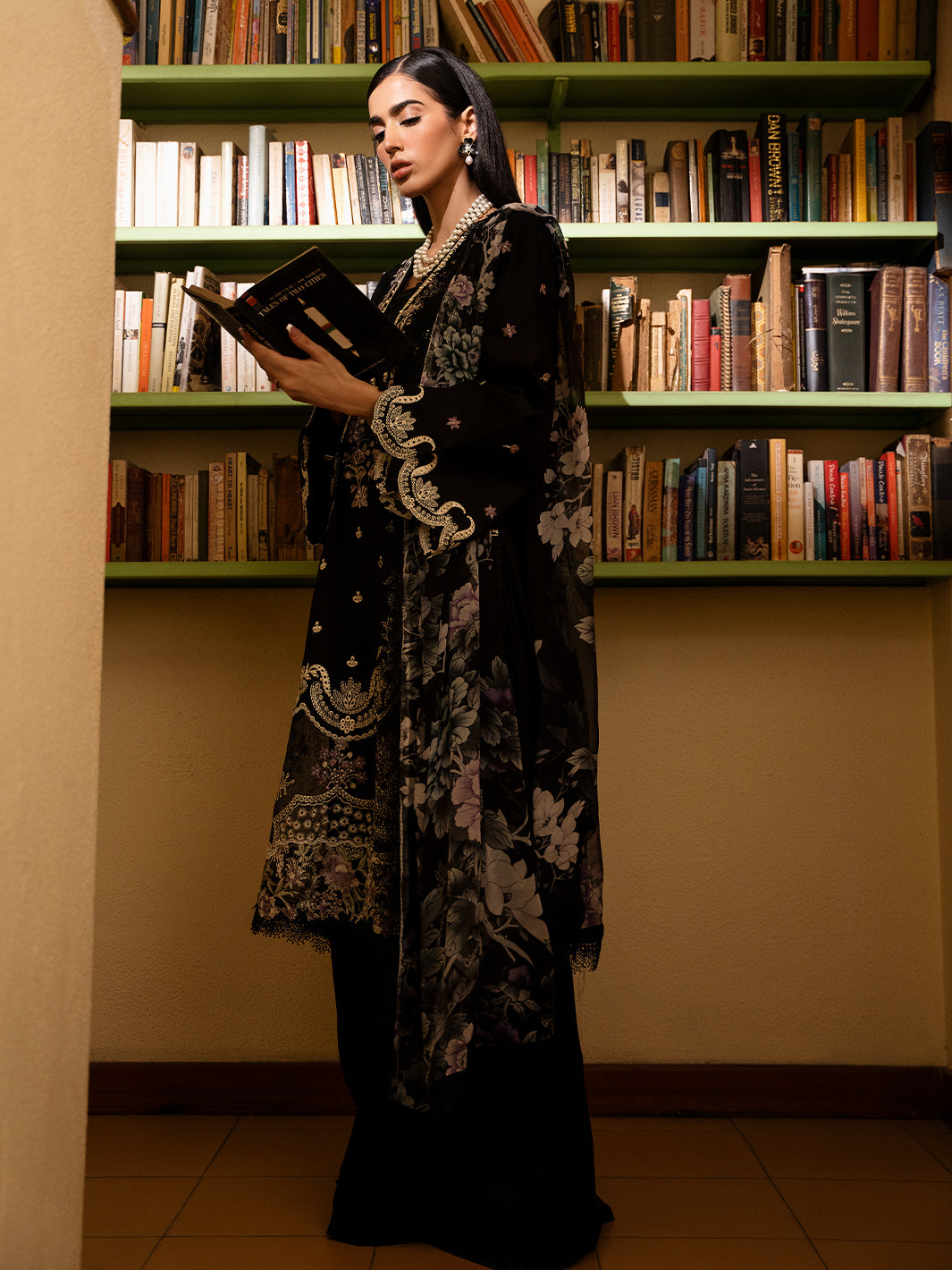 Izel | Dastak Luxury Lawn | QALAH -  Izel Ladies Clothes - Original Designer Dress - House of Maryam