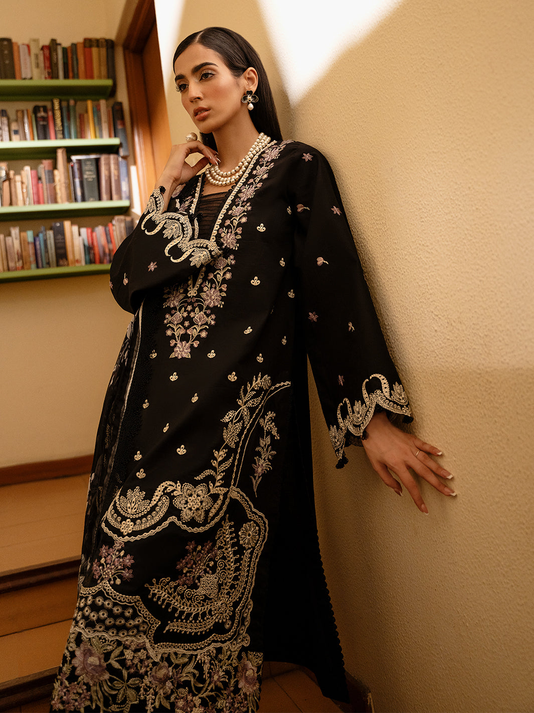 Izel | Dastak Luxury Lawn | QALAH -  Izel Ladies Clothes - Original Designer Dress - House of Maryam