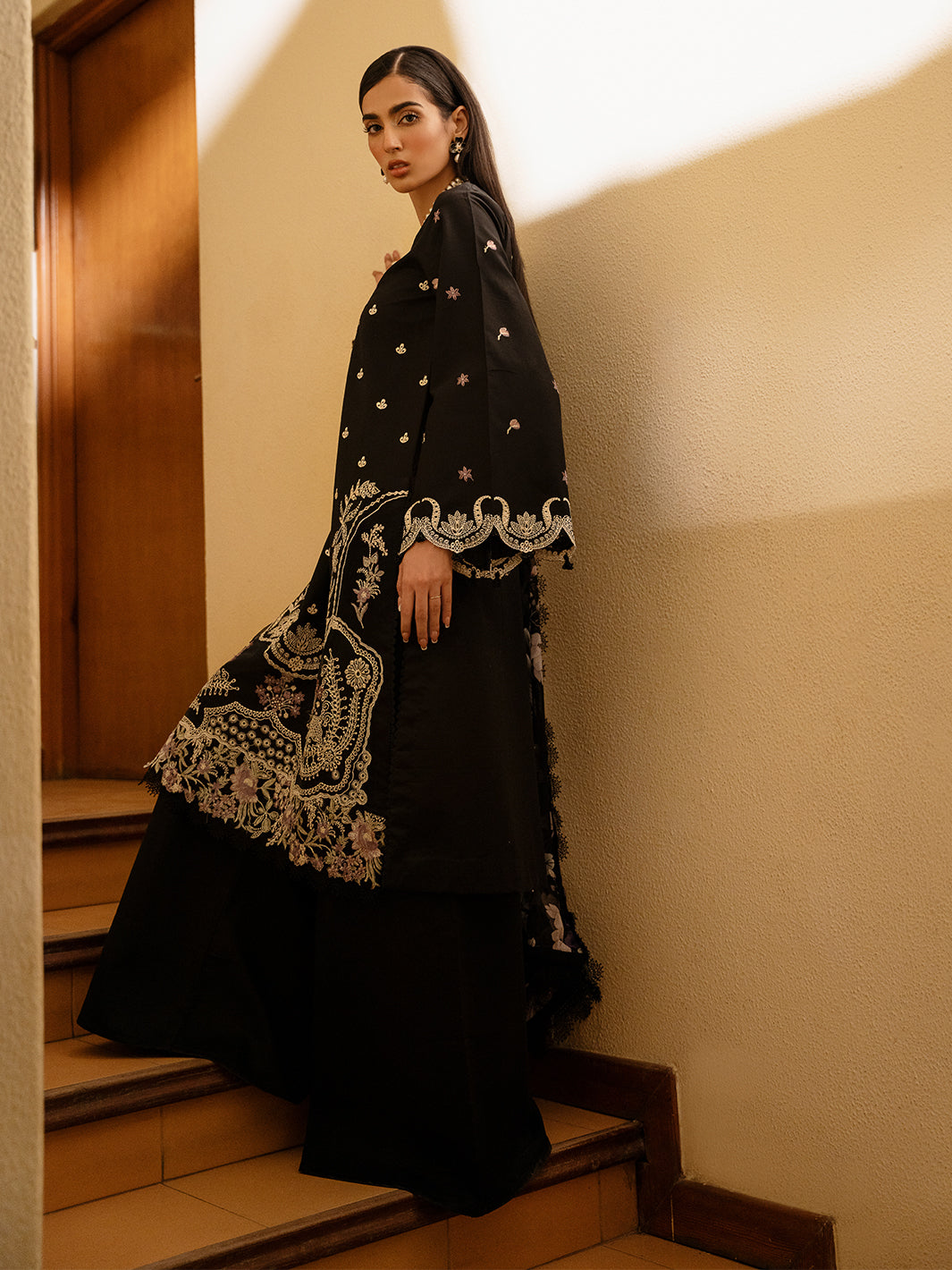 Izel | Dastak Luxury Lawn | QALAH -  Izel Ladies Clothes - Original Designer Dress - House of Maryam
