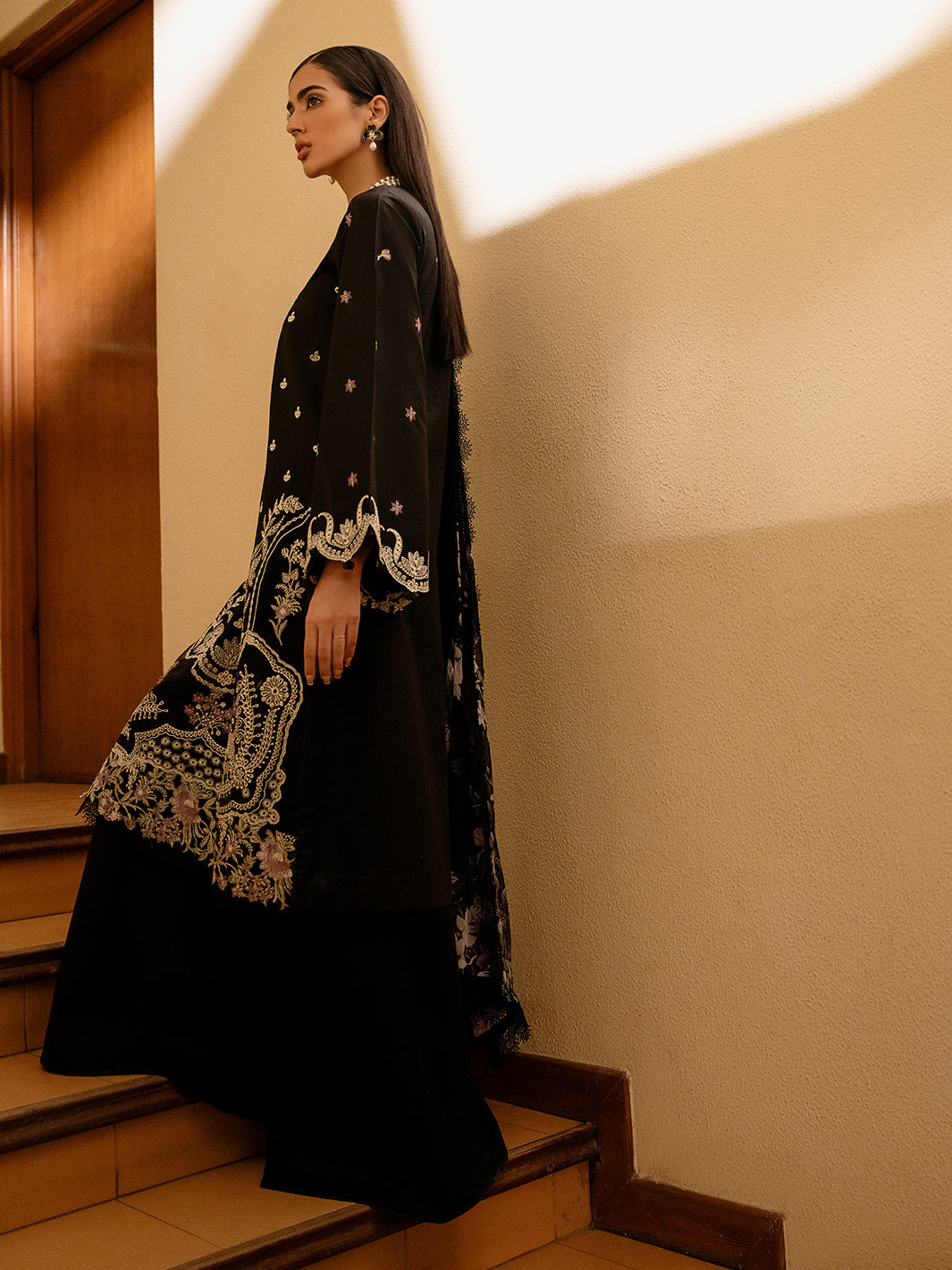Izel | Dastak Luxury Lawn | QALAH -  Izel Ladies Clothes - Original Designer Dress - House of Maryam
