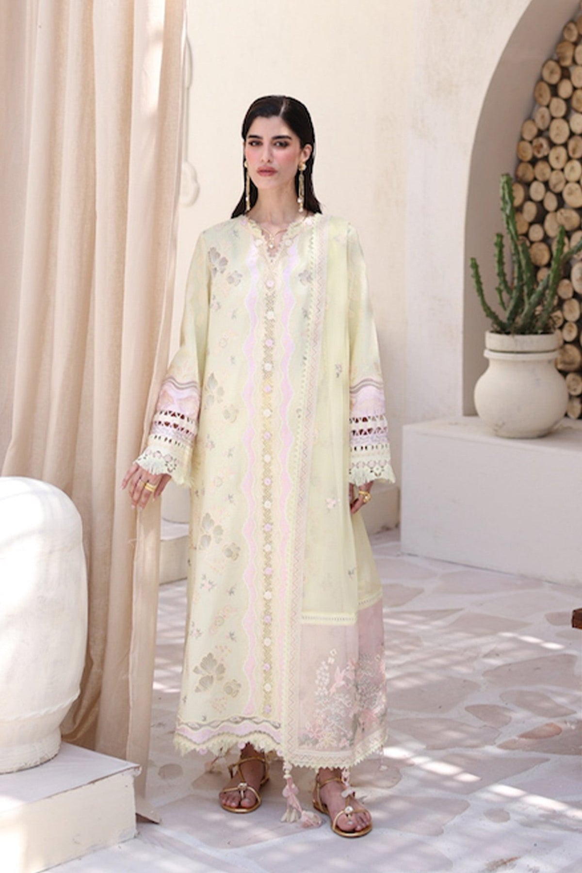Qalamkar | Casual Pret '26 | PA-02 Dawn-Brand:Qalamkar-Type: - House of Maryam- Buy in UK, USA