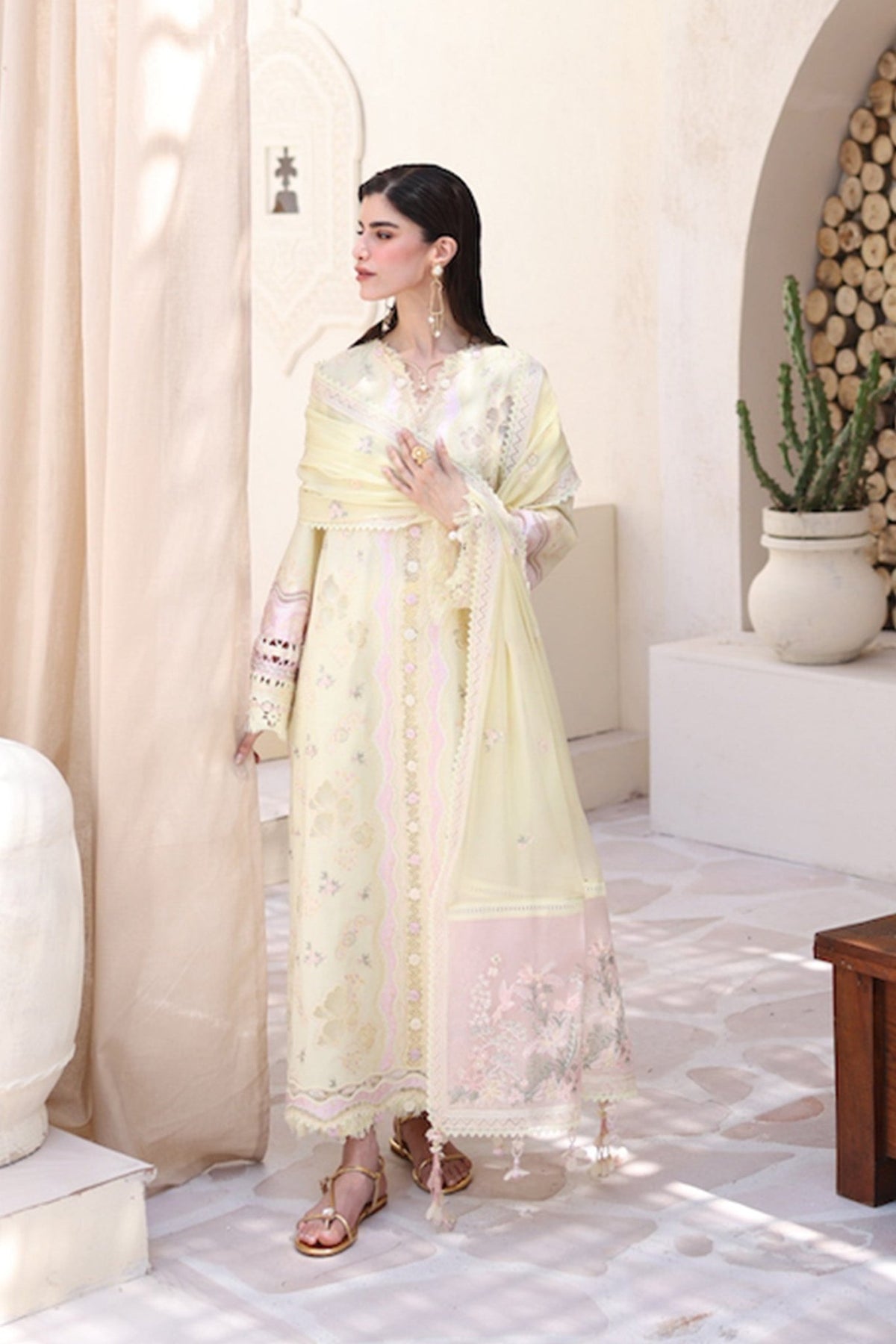 Qalamkar | Casual Pret '26 | PA-02 Dawn-Brand:Qalamkar-Type: - House of Maryam- Buy in UK, USA