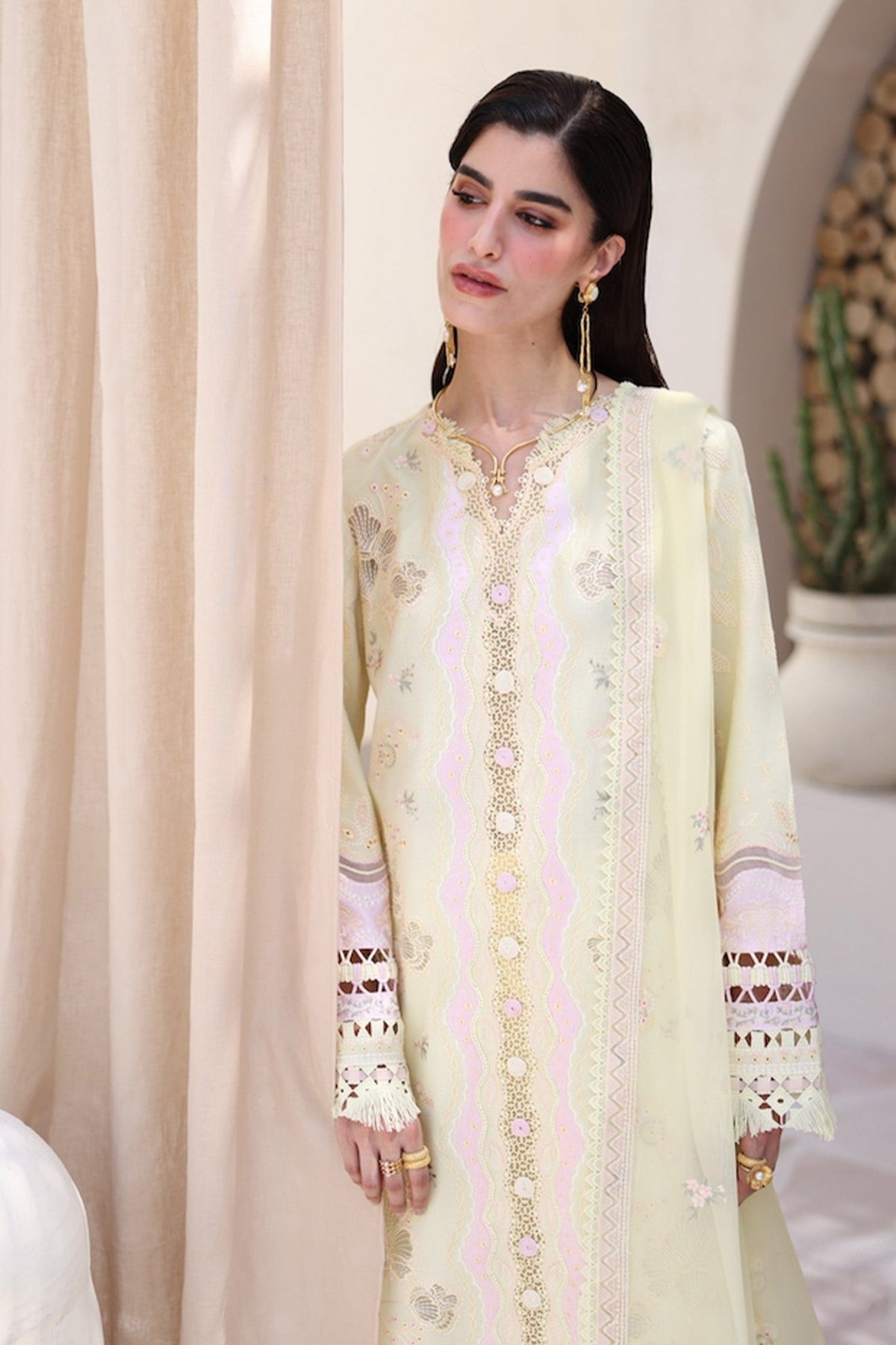 Qalamkar | Casual Pret '26 | PA-02 Dawn-Brand:Qalamkar-Type: - House of Maryam- Buy in UK, USA