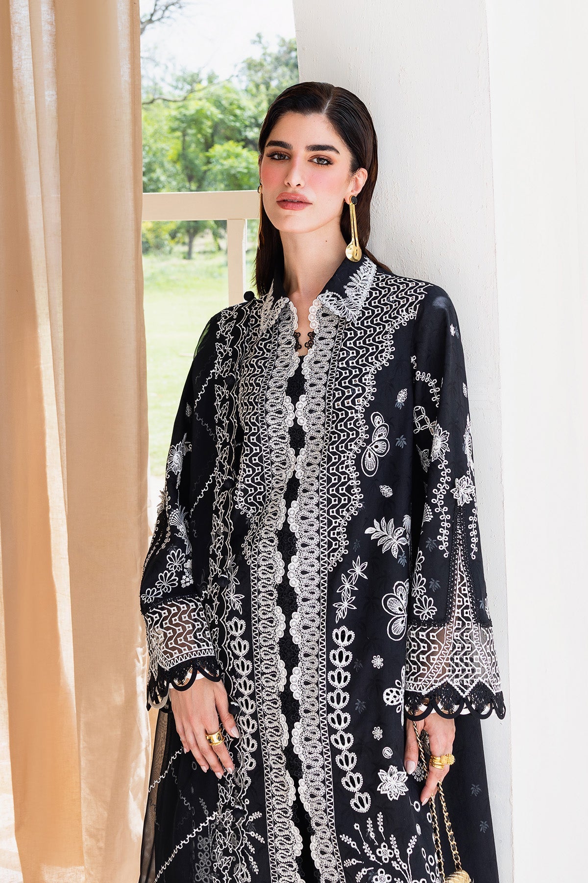 Qalamkar | Casual Pret '26 | PA-06 Eclipse-Brand:Qalamkar-Type: - House of Maryam- Buy in UK, USA