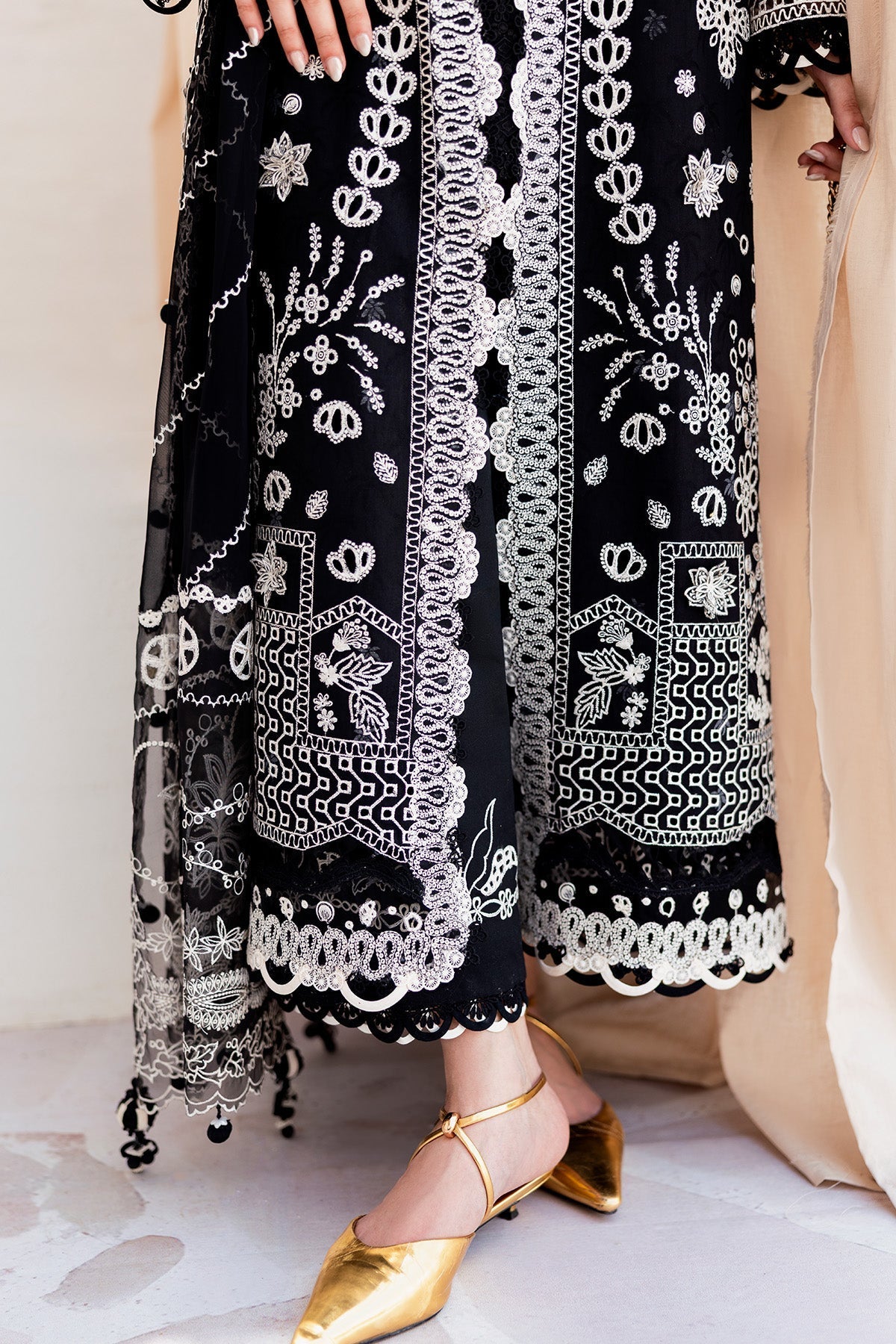 Qalamkar | Casual Pret '26 | PA-06 Eclipse-Brand:Qalamkar-Type: - House of Maryam- Buy in UK, USA