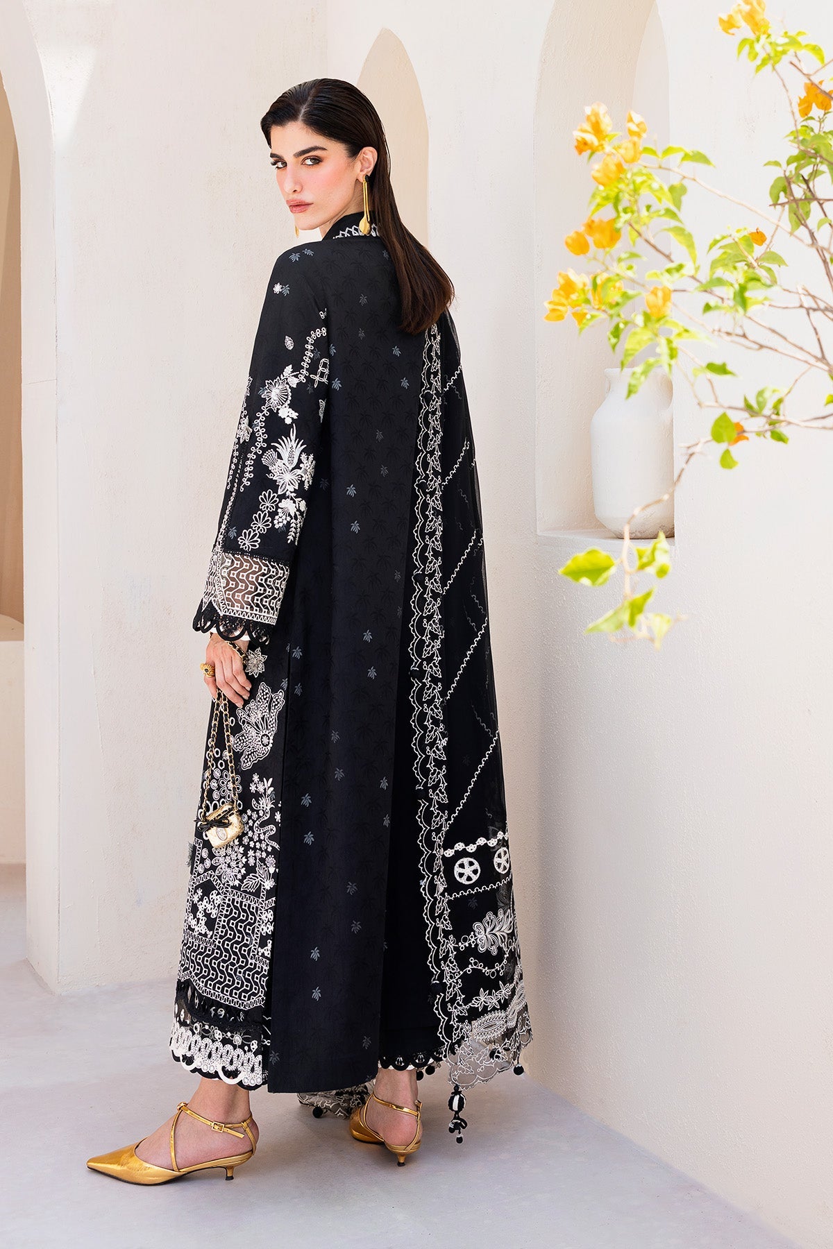 Qalamkar | Casual Pret '26 | PA-06 Eclipse-Brand:Qalamkar-Type: - House of Maryam- Buy in UK, USA