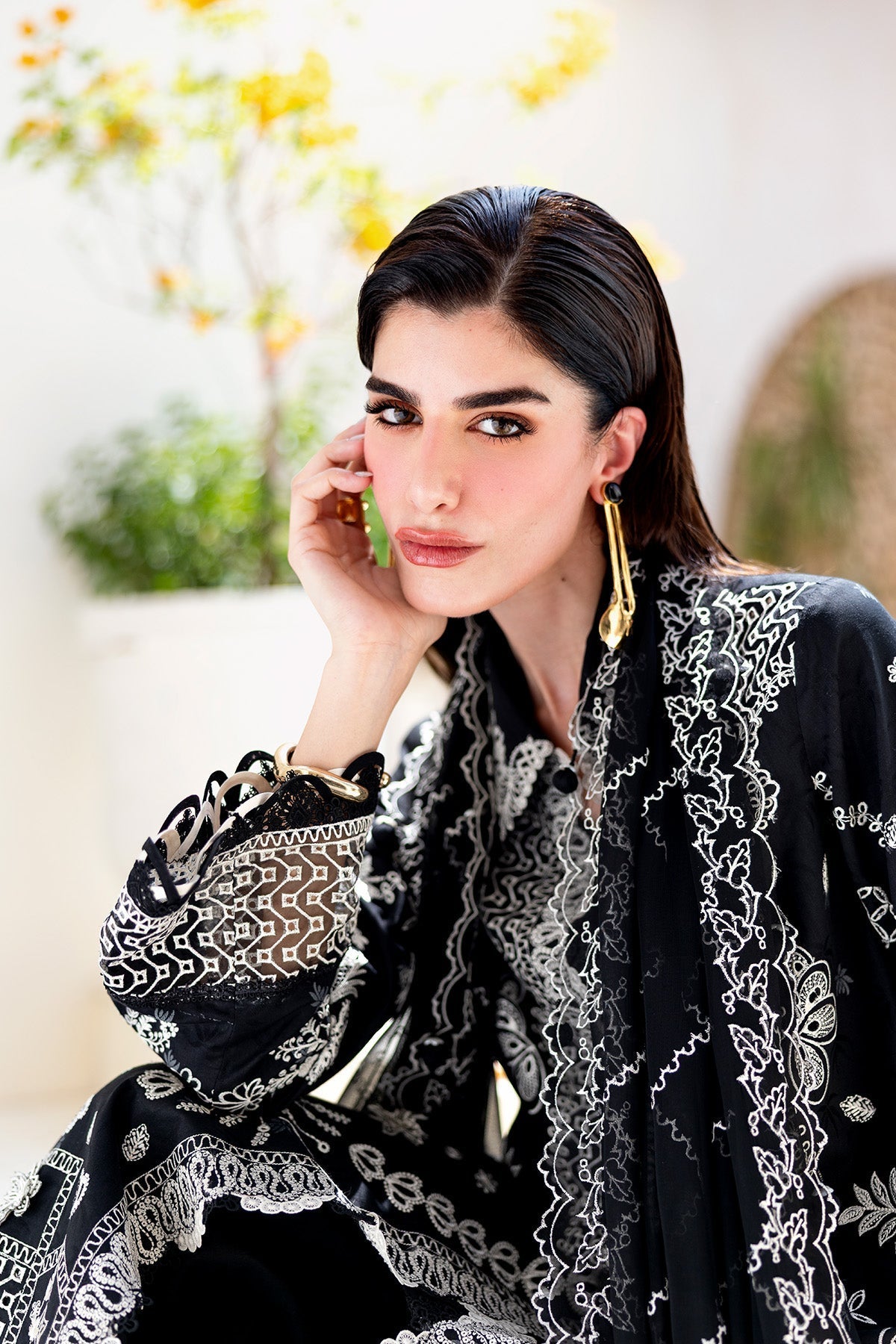 Qalamkar | Casual Pret '26 | PA-06 Eclipse-Brand:Qalamkar-Type: - House of Maryam- Buy in UK, USA