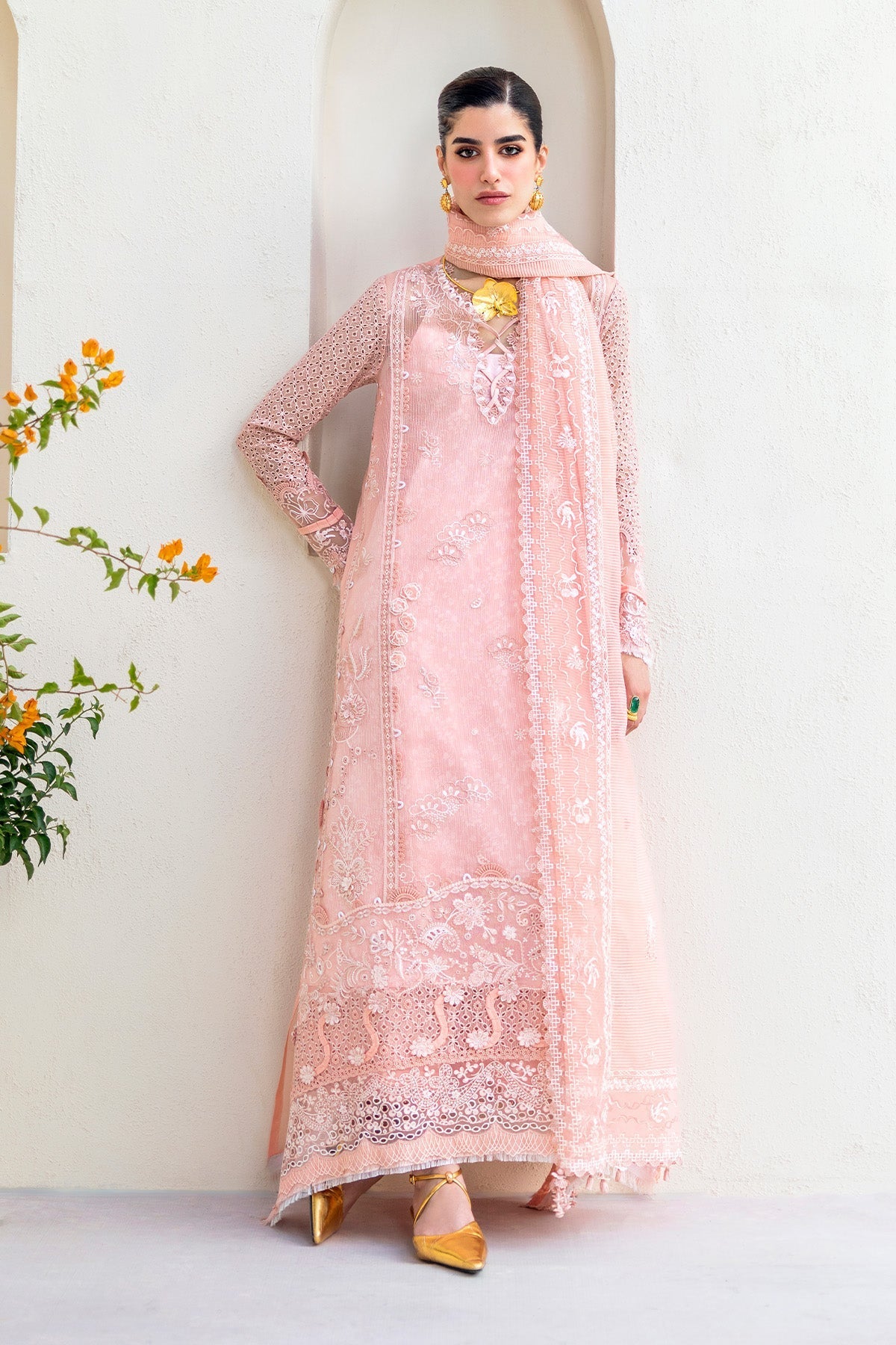 Qalamkar | Casual Pret '26 | PA-07 Bloom-Brand:Qalamkar-Type: - House of Maryam- Buy in UK, USA