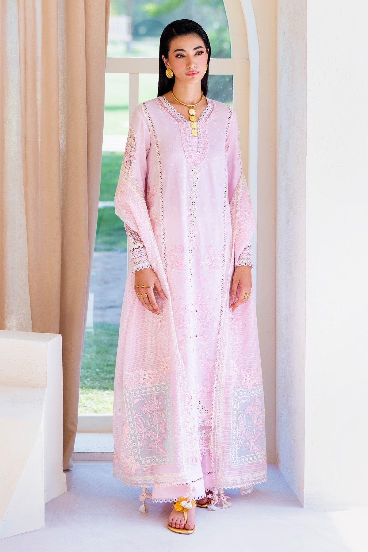 Qalamkar | Casual Pret '26 | PA-08 Feather-Brand:Qalamkar-Type: - House of Maryam- Buy in UK, USA