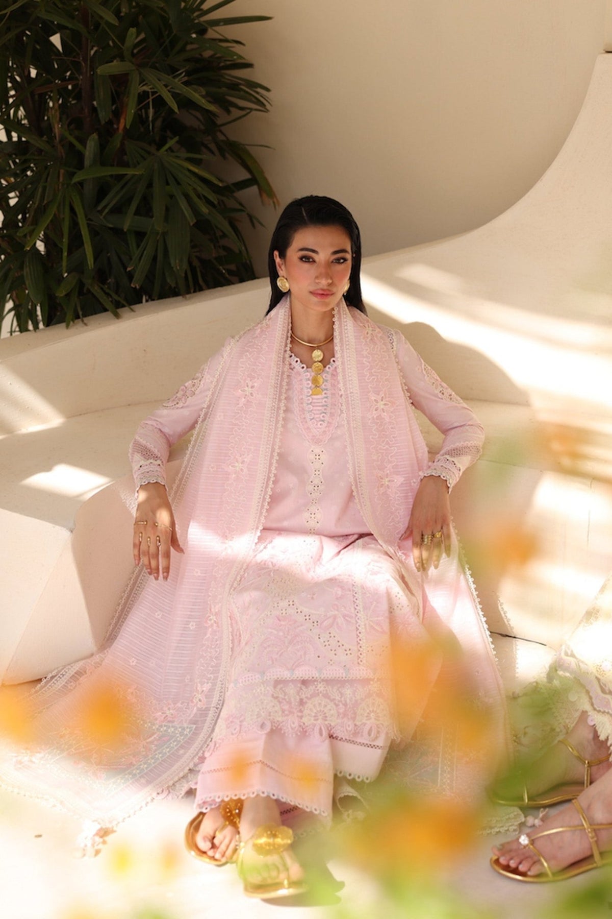 Qalamkar | Casual Pret '26 | PA-08 Feather-Brand:Qalamkar-Type: - House of Maryam- Buy in UK, USA