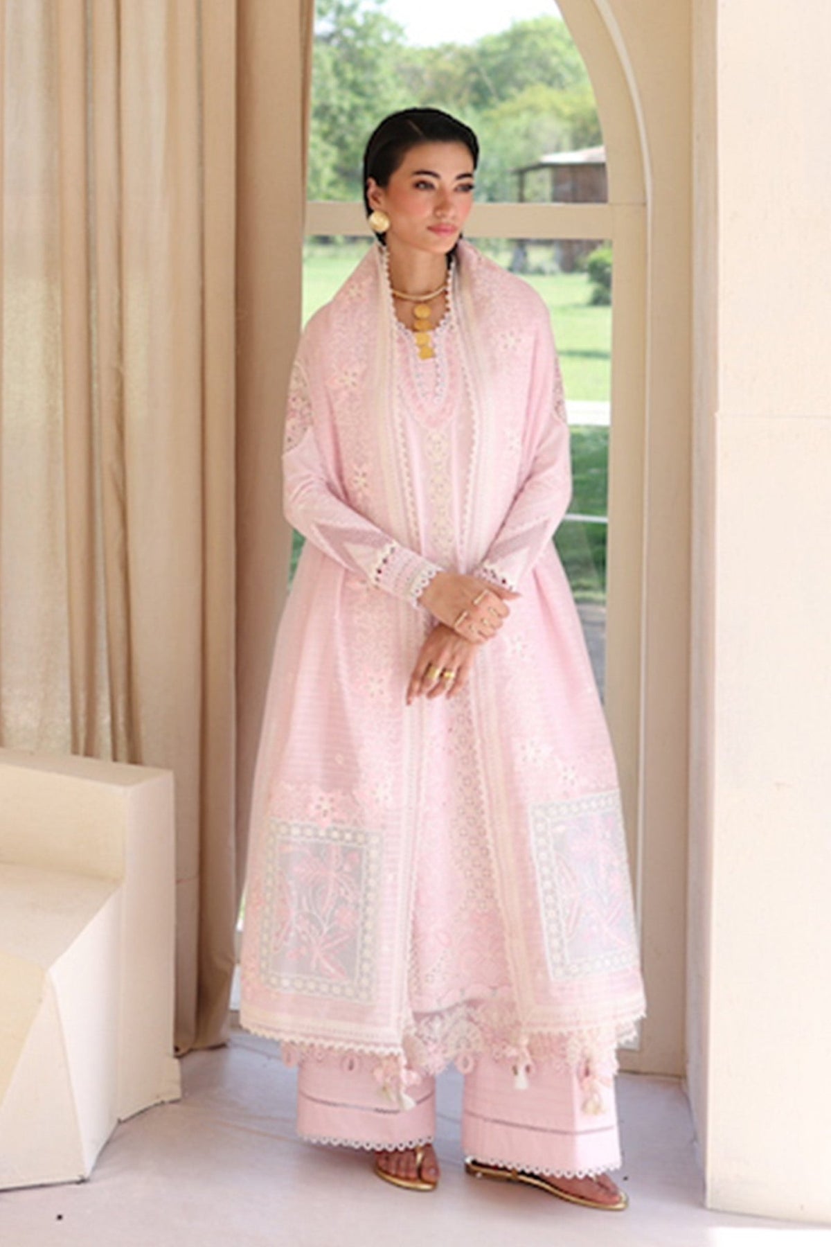 Qalamkar | Casual Pret '26 | PA-08 Feather-Brand:Qalamkar-Type: - House of Maryam- Buy in UK, USA