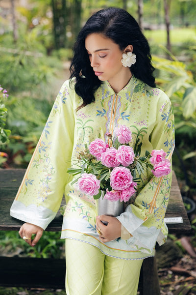 Qalamkar | Printed Co-ords | OP-03 Alva-Brand:Qalamkar-Type: - House of Maryam- Buy in UK, USA
