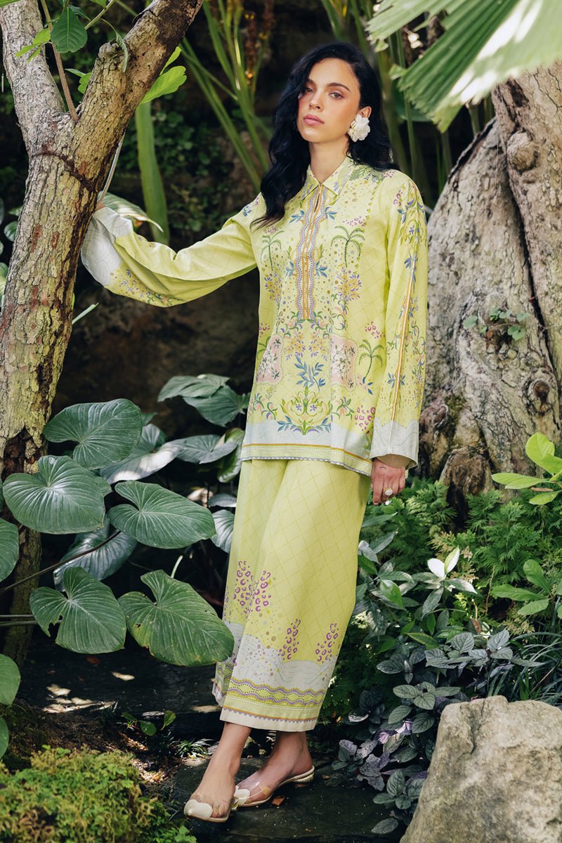 Qalamkar | Printed Co-ords | OP-03 Alva-Brand:Qalamkar-Type: - House of Maryam- Buy in UK, USA