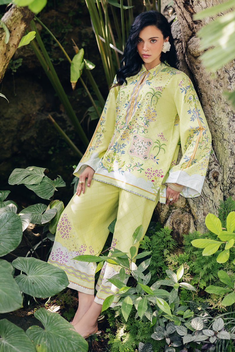 Qalamkar | Printed Co-ords | OP-03 Alva-Brand:Qalamkar-Type: - House of Maryam- Buy in UK, USA