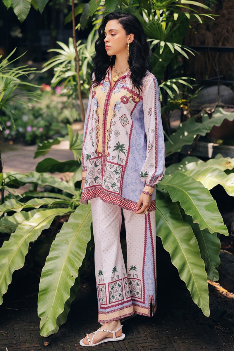 Qalamkar | Printed Co-ords | OP-05 Rihana-Brand:Qalamkar-Type: - House of Maryam- Buy in UK, USA