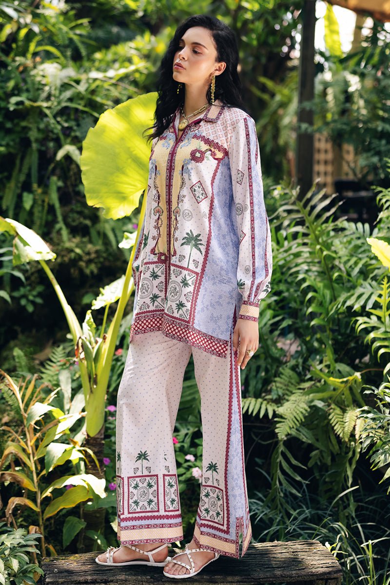 Qalamkar | Printed Co-ords | OP-05 Rihana-Brand:Qalamkar-Type: - House of Maryam- Buy in UK, USA