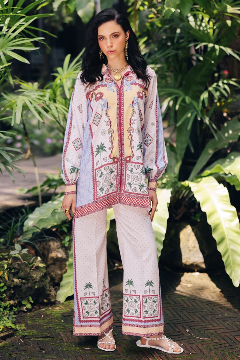 Qalamkar | Printed Co-ords | OP-05 Rihana-Brand:Qalamkar-Type: - House of Maryam- Buy in UK, USA