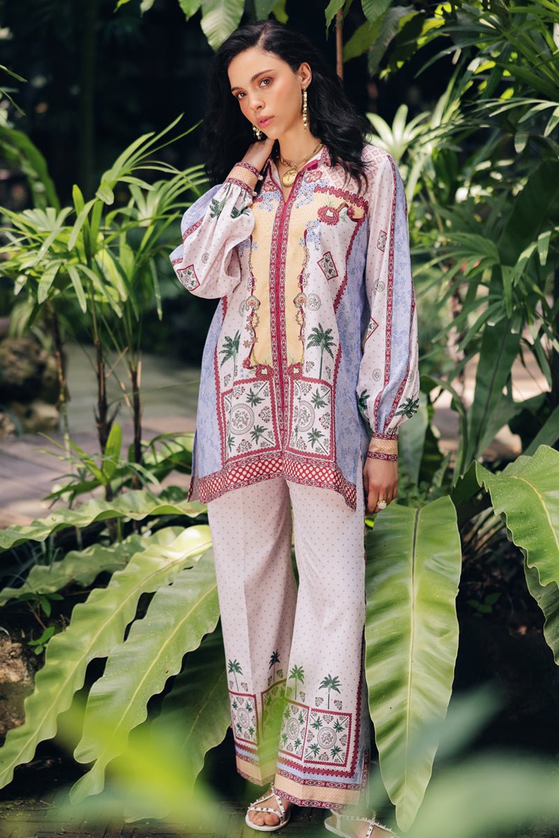 Qalamkar | Printed Co-ords | OP-05 Rihana-Brand:Qalamkar-Type: - House of Maryam- Buy in UK, USA