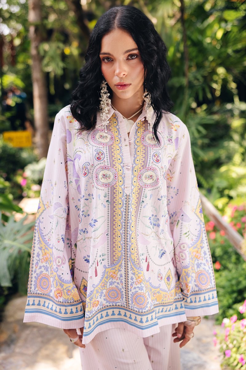 Qalamkar | Printed Co-ords | OP-08 Ruhi-Brand:Qalamkar-Type: - House of Maryam- Buy in UK, USA