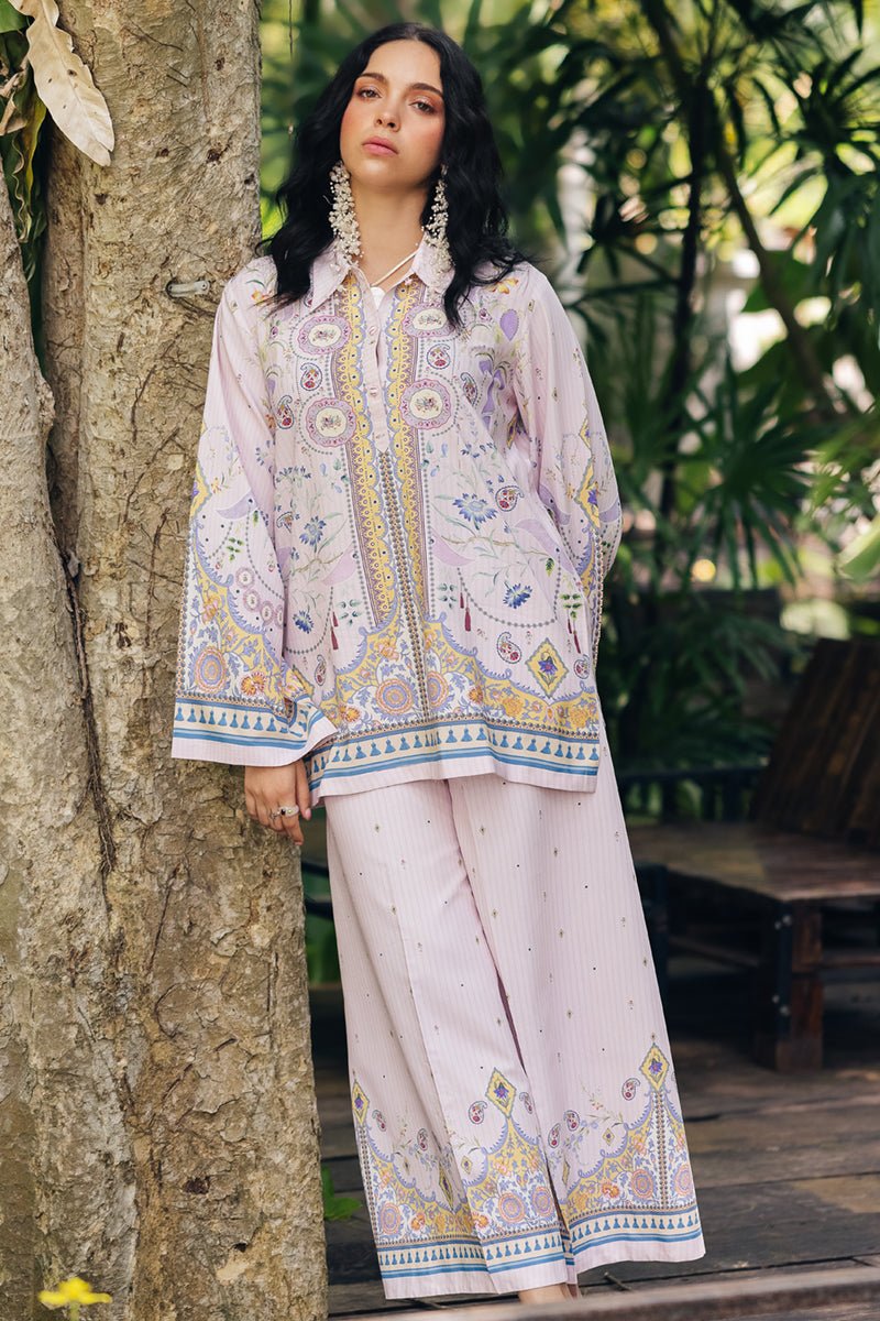 Qalamkar | Printed Co-ords | OP-08 Ruhi-Brand:Qalamkar-Type: - House of Maryam- Buy in UK, USA