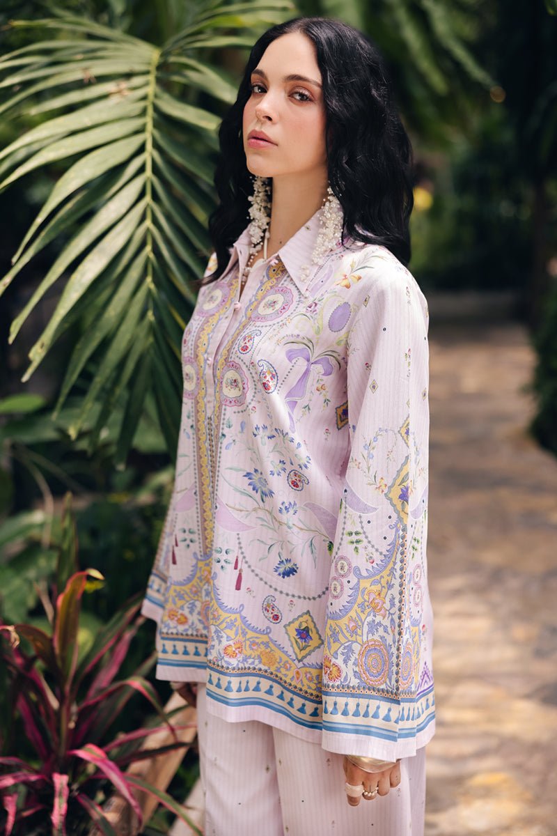 Qalamkar | Printed Co-ords | OP-08 Ruhi-Brand:Qalamkar-Type: - House of Maryam- Buy in UK, USA