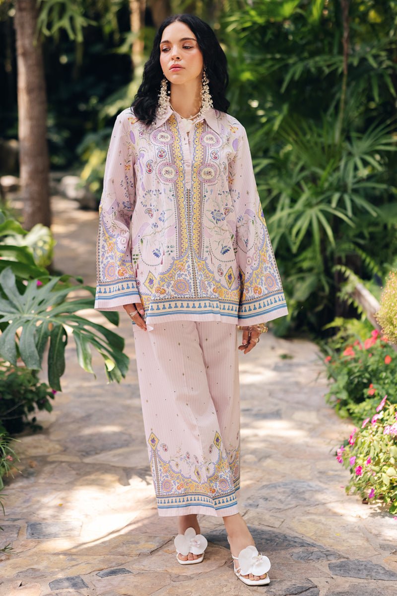 Qalamkar | Printed Co-ords | OP-08 Ruhi-Brand:Qalamkar-Type: - House of Maryam- Buy in UK, USA