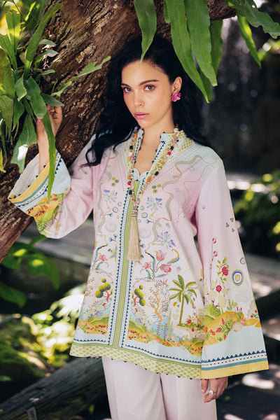Qalamkar | Printed Co-ords | OP-09 Sigr-Brand:Qalamkar-Type: - House of Maryam- Buy in UK, USA