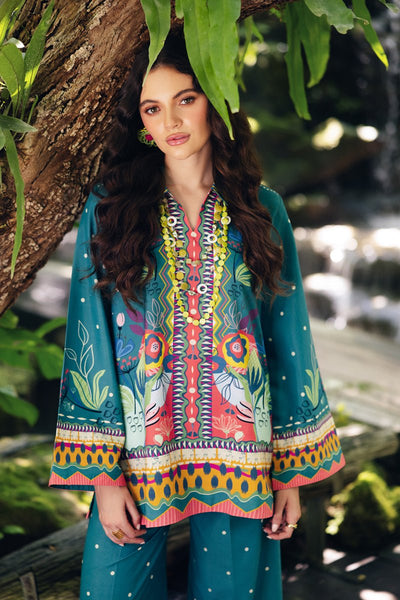 Qalamkar | Printed Co-ords | OP-10 Liva-Brand:Qalamkar-Type: - House of Maryam- Buy in UK, USA