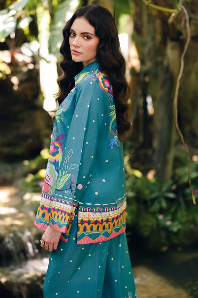 Qalamkar | Printed Co-ords | OP-10 Liva-Brand:Qalamkar-Type: - House of Maryam- Buy in UK, USA