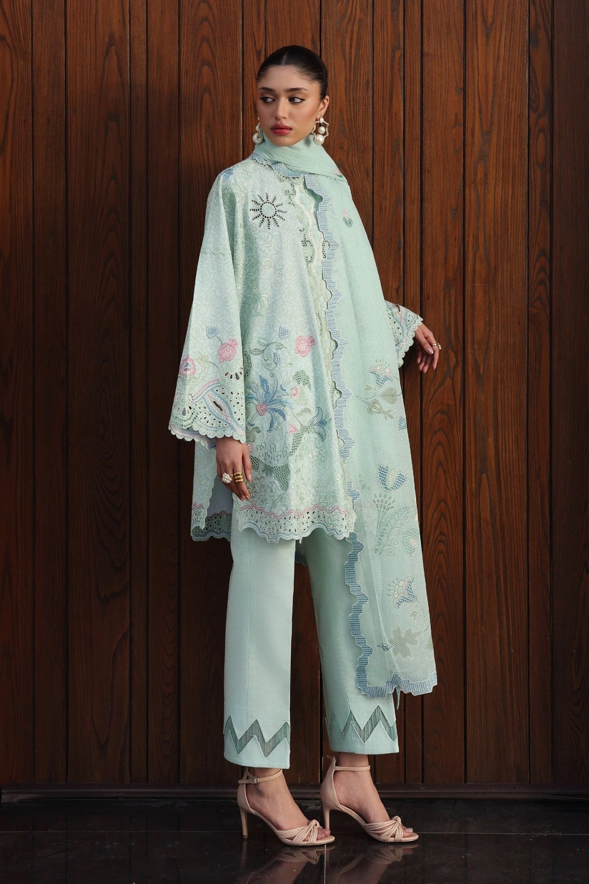 Qalamkar | Qline Lawn Drop II RTW | QKL-07 Leya-Brand:Qalamkar-Type: - House of Maryam- Buy in UK, USA