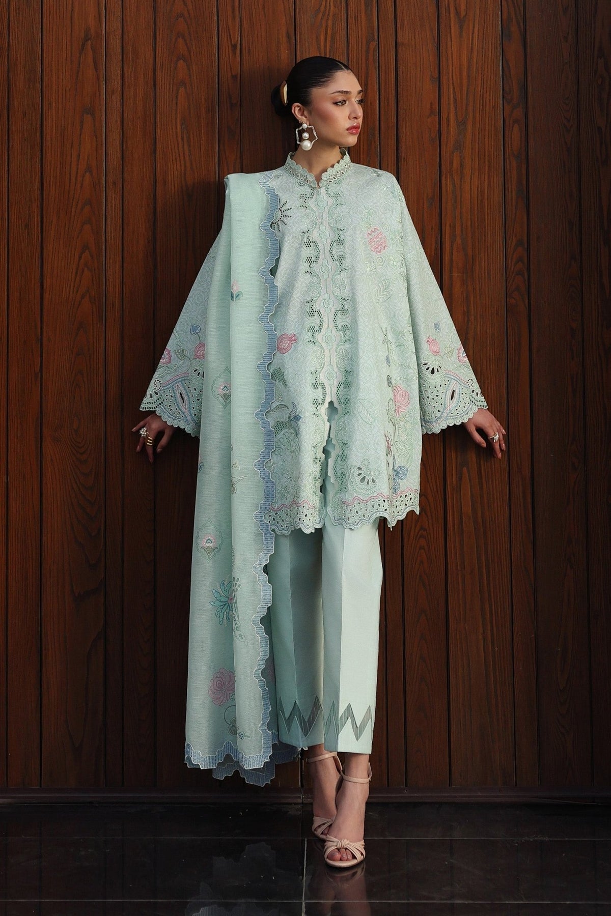 Qalamkar | Qline Lawn Drop II RTW | QKL-07 Leya-Brand:Qalamkar-Type: - House of Maryam- Buy in UK, USA