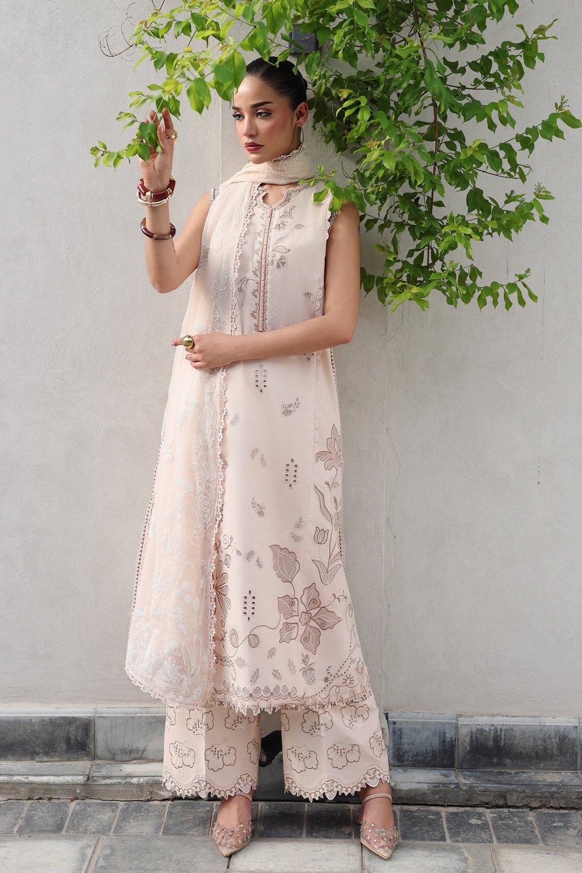 Qalamkar | Qline Lawn Drop II RTW | QKL-10 Mila-Brand:Qalamkar-Type: - House of Maryam- Buy in UK, USA