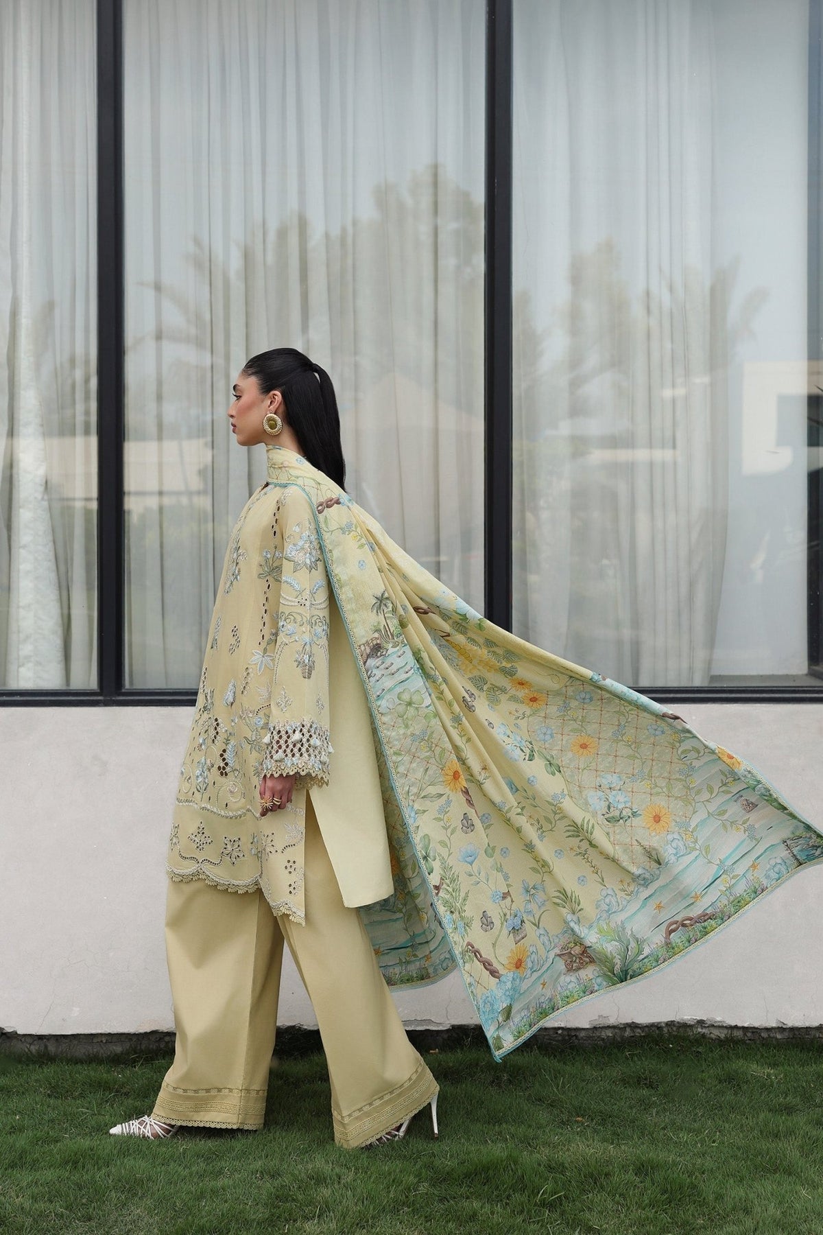 Qalamkar | Qline Lawn Drop II RTW | QKL-11 Meira-Brand:Qalamkar-Type: - House of Maryam- Buy in UK, USA
