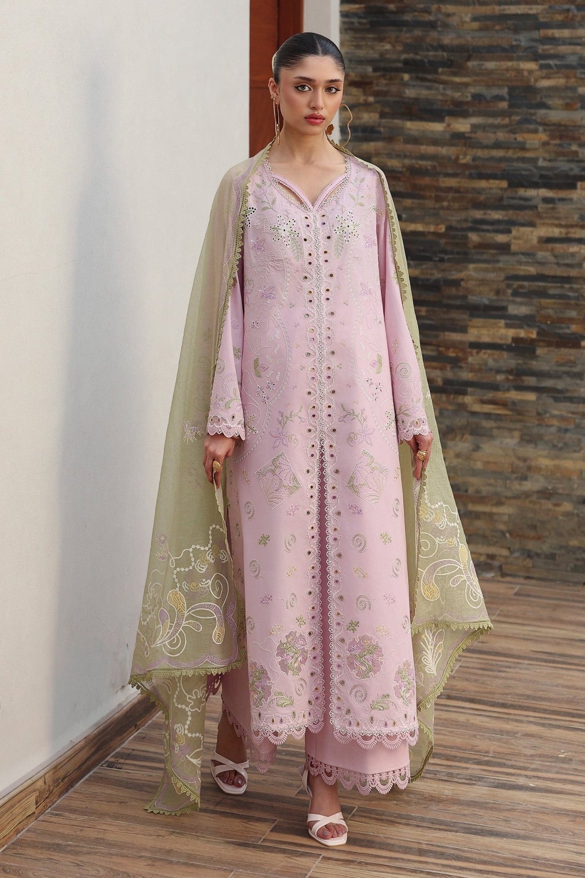 Qalamkar | Qline Lawn Drop II RTW | QKL-12 Zayla-Brand:Qalamkar-Type: - House of Maryam- Buy in UK, USA