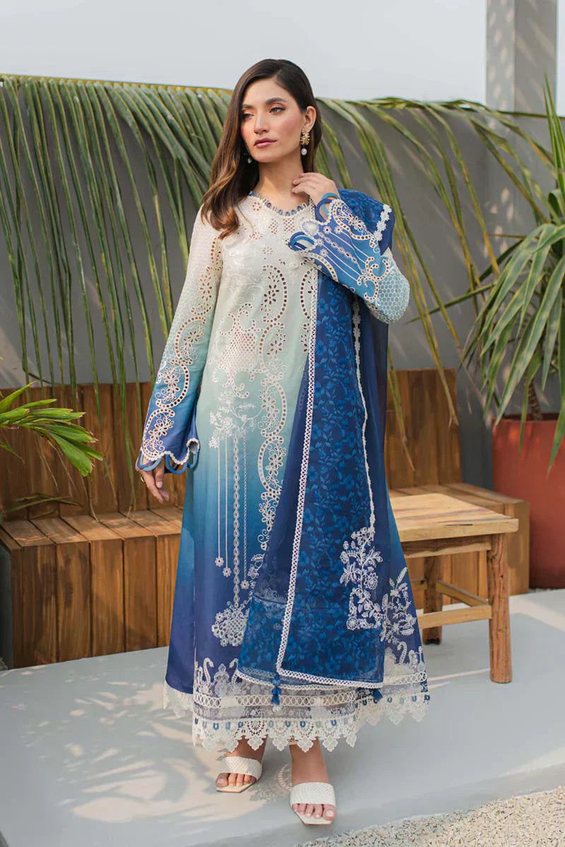 Qalamkar | Q Line Lawn Collection | JK-07 ELZA