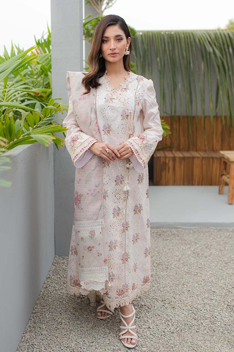 Qalamkar | Q Line Lawn Collection | JK-13 OPALINE