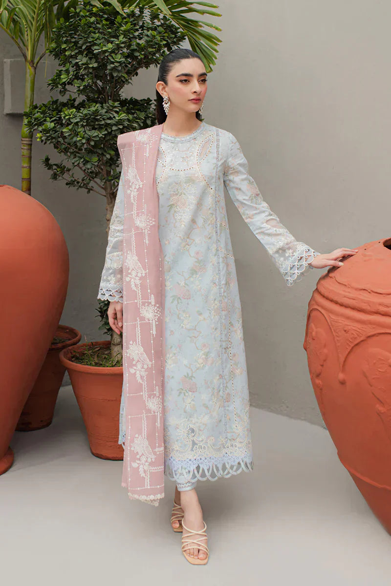 Qalamkar | Q Line Lawn Collection | JK-06 OCTAVIA by Designer Qalamkar - House of Maryam - Pakistani Designer Ethnic Wear in {{ shop.shopifyCountryName }}